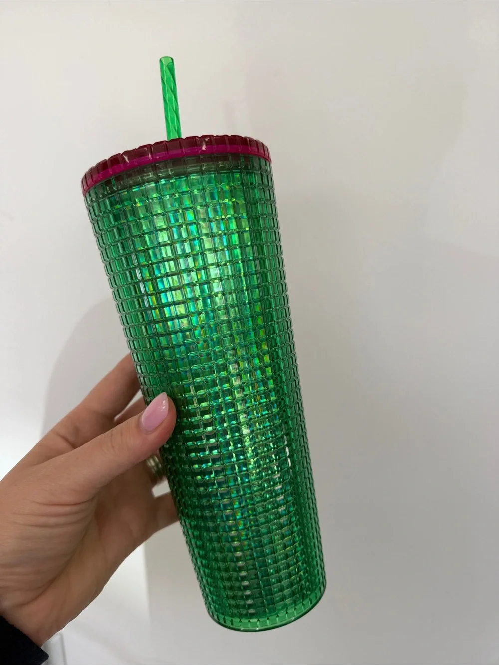 NEW Starbucks | 2023 Spring Iridescent Watermelon Grid Venti Tumbler 24oz NWT
